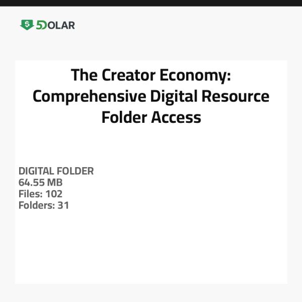 Die Creator Economy: Umfassender Zugang zum digitalen Ressourcenordner