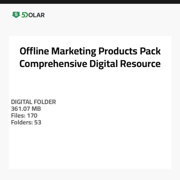 Offline-Marketing-Produkte-Paket - Umfassende digitale Ressource