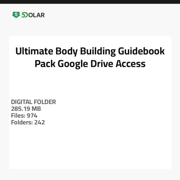 Ultimatives Bodybuilding-Handbuch-Paket - Google Drive-Zugang