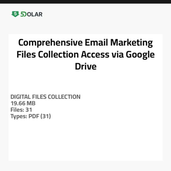 Umfassende Sammlung von E-Mail-Marketing-Dateien - Zugriff über Google Drive