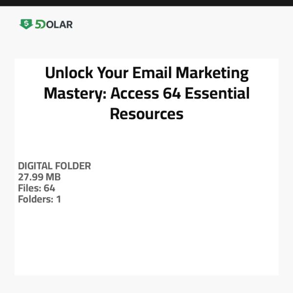Entfesseln Sie Ihre E-Mail-Marketing-Meisterschaft: Zugriff auf 64 wesentliche Ressourcen