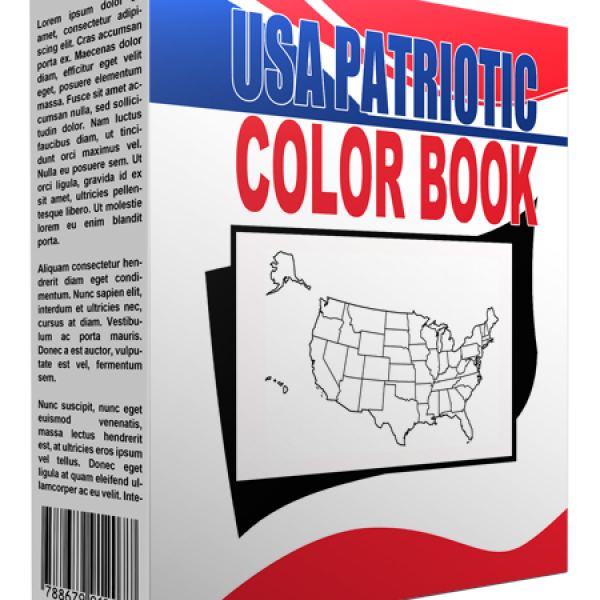 USA Patriotisches Malbuch - Digitaler Zugang