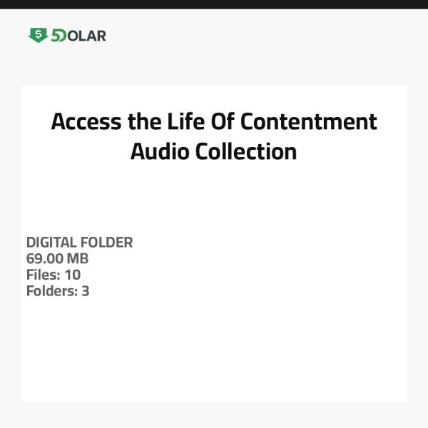 Access the Life-Of-Contentment Audio Collection