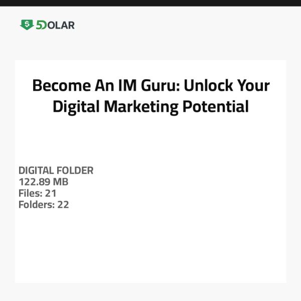 Become An IM Guru: Unlock Your Digital Marketing Potential