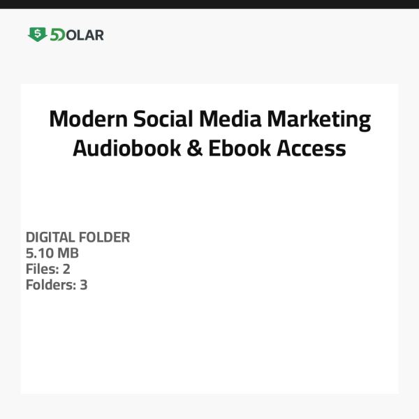 Modern Social Media Marketing Audiobook & Ebook Access