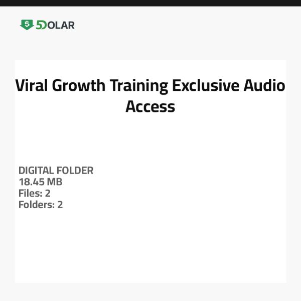 Viral Growth Training - Exclusive Audio Access