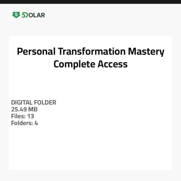 Personal Transformation Mastery - Complete Access