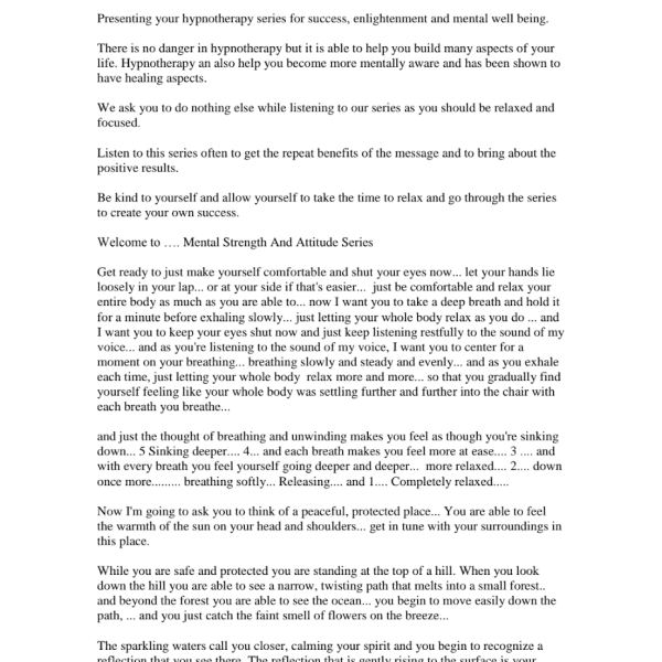 Mental Strength and Attitude Series - Digital Access