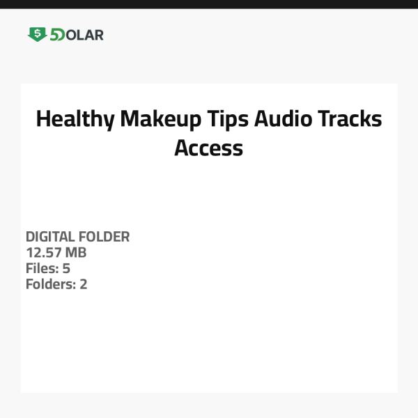 Healthy Makeup Tips Audio Tracks Access
