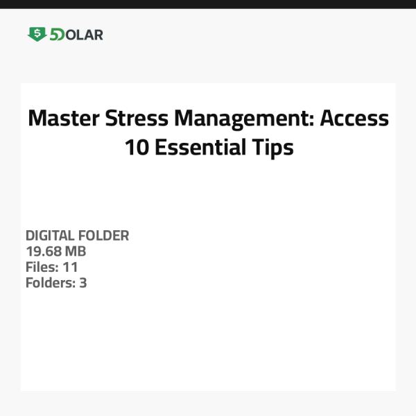 Master Stress Management: Access 10 Essential Tips