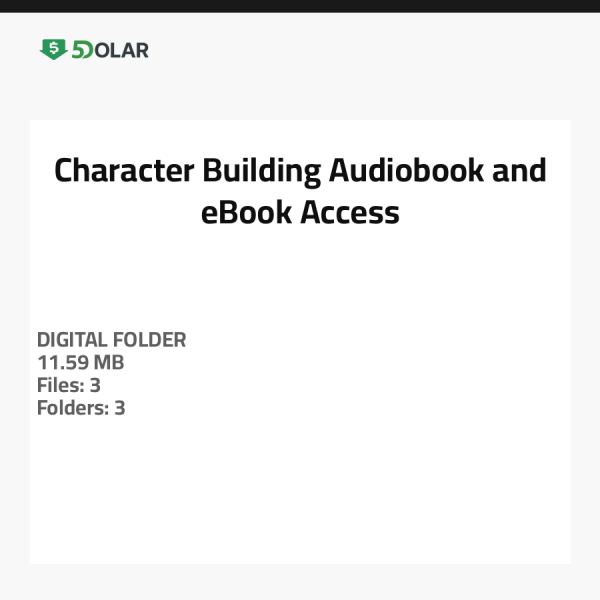 Character Building Audiobook and eBook Access