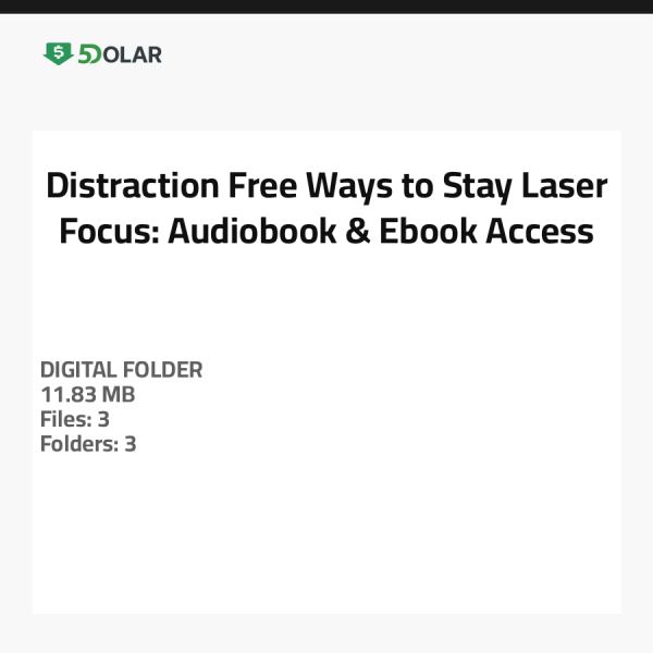 Distraction-Free Ways to Stay Laser Focus: Audiobook & Ebook Access