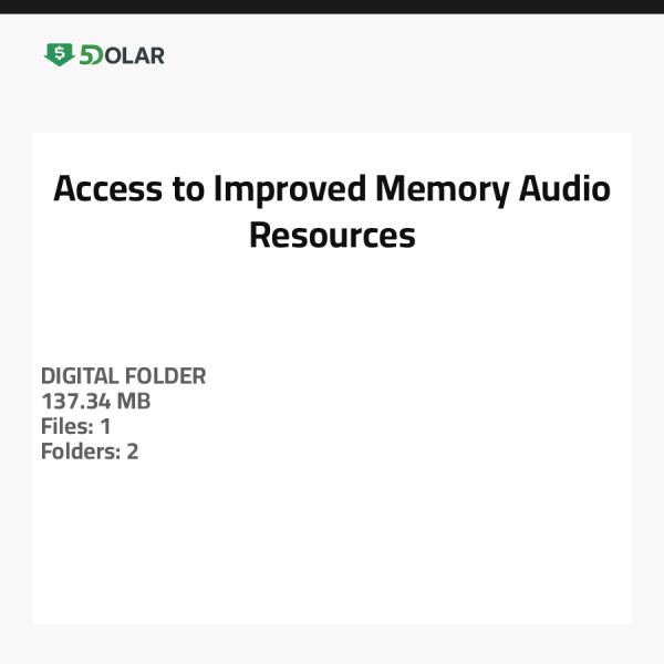 Access to Improved Memory Audio Resources