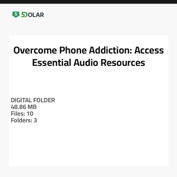 Overcome Phone Addiction: Access Essential Audio Resources