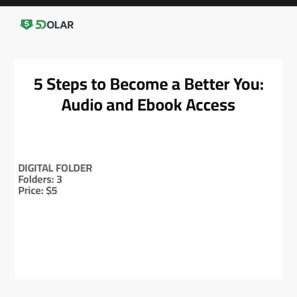 5 Steps to Become a Better You: Audio and Ebook Access