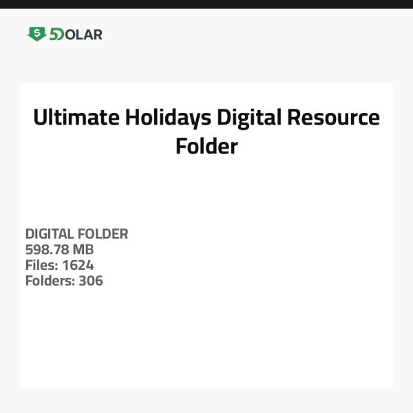Ultimate Holidays Digital Resource Folder