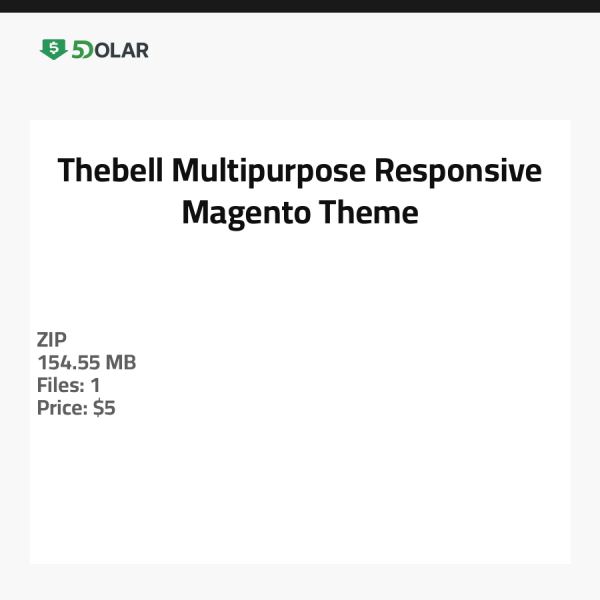 Thebell - Multipurpose Responsive Magento Theme