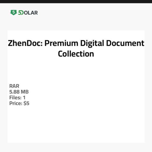 ZhenDoc: Premium Digital Document Collection