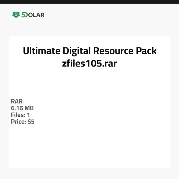 Ultimate Digital Resource Pack - zfiles105.rar