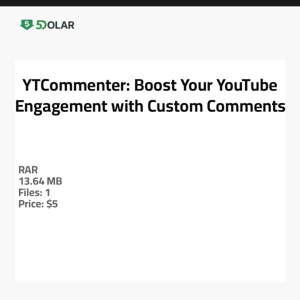 YTCommenter: Boost Your YouTube Engagement with Custom Comments