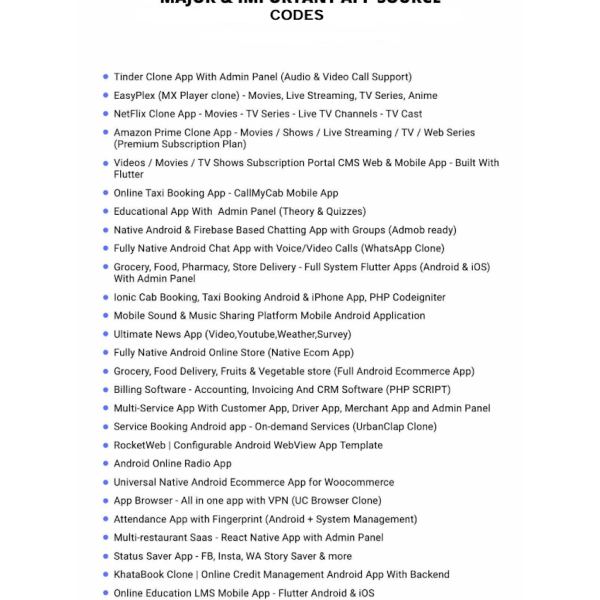 Comprehensive Access to 600+ Mobile Application Resources (English)