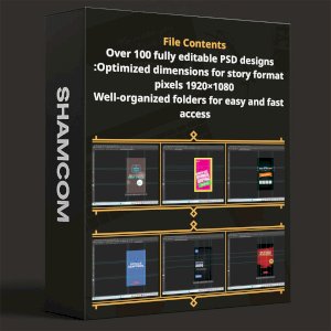 Variety Story Template Bundle | Over 100 Editable PSD Templates